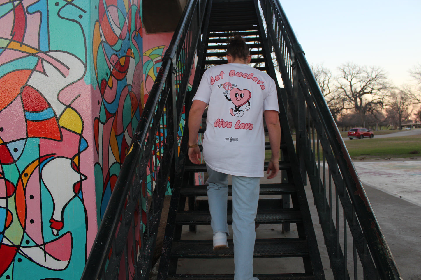Get Buckets, Give Love Tee