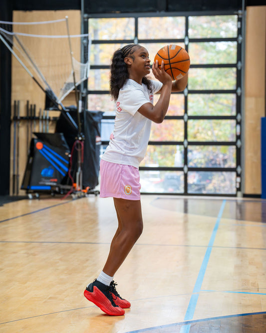 Youth Classic Mesh Short - Pink