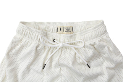 Classic Mesh Short - Ivory