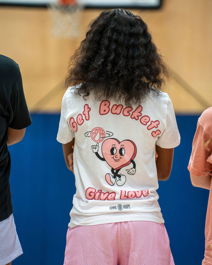 Get Buckets, Give Love Tee